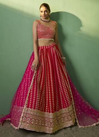 For A Designer Look,Grab These Lehenga Choli in Fine Colored.These Lehenga And Choli Are Fabricated On Georgette Pair With Net Dupatta.Its Beautified With Designer Sequance Embroidery Work.