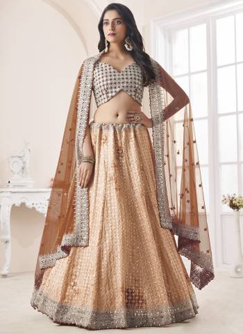 For A Designer Look,Grab These Lehenga Choli in Fine Colored.These Lehenga And Choli Are Fabricated On Georgette Pair With Soft Net Dupatta.Its Beautified With Heavy Designer Embroidery Work.