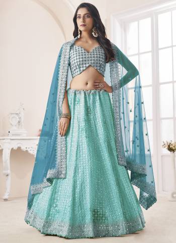 For A Designer Look,Grab These Lehenga Choli in Fine Colored.These Lehenga And Choli Are Fabricated On Georgette Pair With Soft Net Dupatta.Its Beautified With Heavy Designer Embroidery Work.