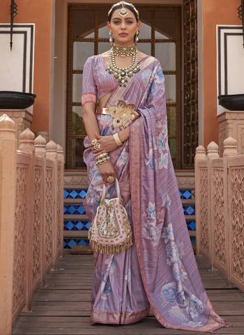 Looking These Party Wear Patola Saree in Fine Colored.These Saree And Blouse is Fabricated On V P Silk.Its Beautified Floral Printed, Wevon Jari Designer.