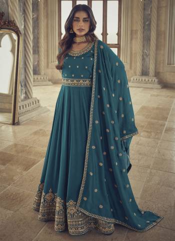 Attrective These Designer Anarkali Suit in Fine Colored Pair With Bottom And Dupatta.These Top Are Silk And Dupatta Are Fabricated On Silk Pair With Dull Santoon Bottom.Its Beautified With Santoon Inner.Its Beautified With Designer Heavy Embroidery Work.