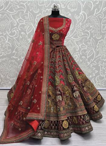 For A Fancy Designer Look,Grab These Lehenga Choli With 2 Dupatta in Fine Colored.These Lehenga And Choli Are Velvet And Dupatta Are Fabricated On Soft Net And Velvet Pair.Its Beautified With Designer Patch Work,Multy Thread,Sequance,Dori,Jari Embroidery,Diamond Work.