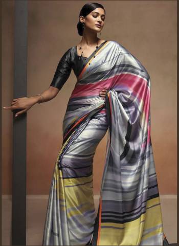 Attrective These Party Wear Saree in Fine Colored.These Saree And Blouse is Fabricated On Japan Satin.Its Beautified With Designer Digital Printed.