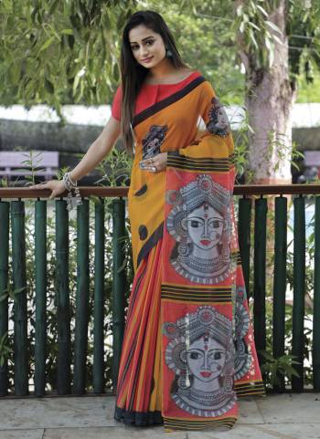 Attrective These Fastival Wear Saree in Fine Colored.These Saree And Blouse is Fabricated On Linen.Its Beautified With Designer Digital Printed.