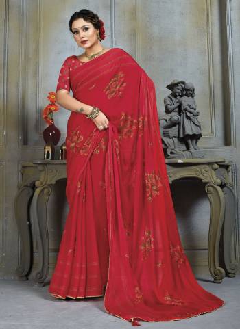 Attrective These Party Wear Saree in Fine Colored.These Saree Are Chiffon And Blouse is Fabricated On Banglori Silk.Its Beautified With Designer Printed With Embroidery Work Blouse.