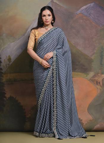 Grab These Festive Wear Saree in Fine Colored.These Saree is Fabricated On Chinon Pair With Art Silk Blouse.Its Beautified Designer Printed With Embroidery Work Lace Border.