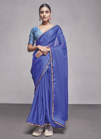 Looking These Party Wear Saree in Fine Colored.These Saree Are Georgette And Blouse is Fabricated On Fancy Art Silk Pair.Its Beautified With Solid Designer.