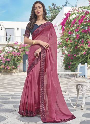 Garb These Fancy Saree in Fine Colored.These Saree Are Shimmer And Blouse is Fabricated On Art Silk Pair.Its Beautified With Pedding Color With Embroidery Work Border Blouse Disigner.