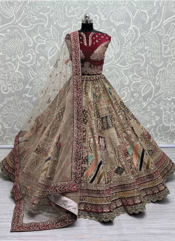 For A Fancy Designer Look,Grab These Lehenga Choli With Dupatta in Fine Colored.These Lehenga And Choli Are Velvet And Dupatta Are Fabricated On Soft Net Pair.Its Beautified With Designer Detailed Patch,Sequance,Dori,Jari Embroidery,Diamond Work.