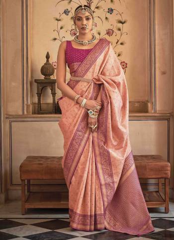 Looking These Party Wear Saree in Fine Colored.These Saree And Blouse is Fabricated On Banarasi Silk.Its Beautified With Weaving Traditional Jari Designer Work.