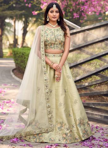 A Designer Look,Grab These Readymade Lehenga Choli in Fine Colored.These Lehenga And Blouse Are Art Silk And Dupatta Are Fabricated On Net.Its Beautified With Designer Embroidery Work.