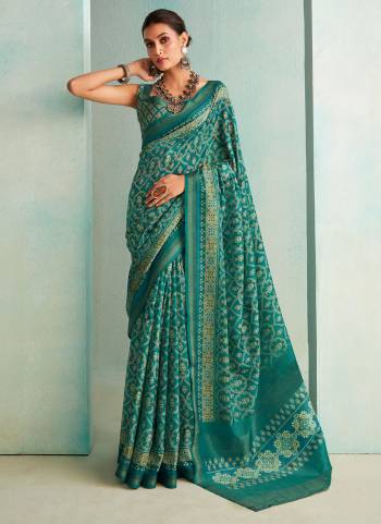 Looking These Party Wear Saree in Fine Colored.These Saree And Blouse is Fabricated On Jute Silk.Its Beautified With Weaving Jari Border  Designer,Printed.