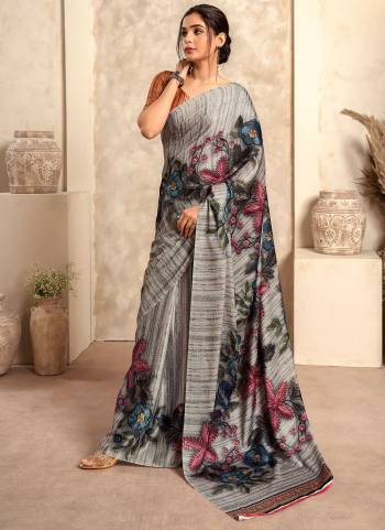 Looking These Party Wear Saree in Fine Colored.These Saree And Blouse is Fabricated On Satin Crepe.Its Beautified With Designer Digital Printed.