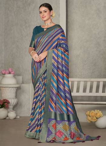 Look Attrective These Designer Party Wear Saree in Fine Colored.These Saree Are Rangkat Tussar Silk And Blouse Rangkat Tussar Silk is Fabricated.Its Beautified Printed,Designer Embroidery Work.