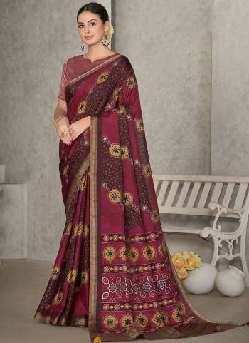 Look Attrective These Designer Party Wear Saree in Fine Colored.These Saree Are Rangkat Tussar Silk And Blouse Brocade is Fabricated.Its Beautified Printed,Designer Embroidery Work.