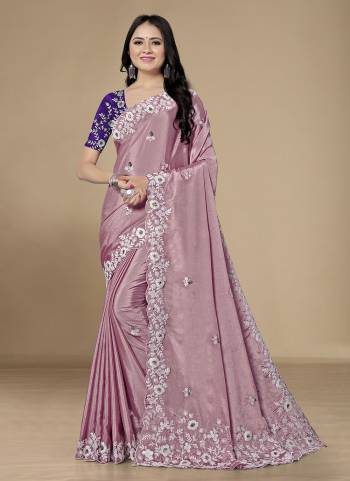 Attrective Look These Saree in Fine Colored.These Saree Are Chinon Silk And Blouse is Art Silk Fabricated.Its Beautified With Designer Embroidery Work.