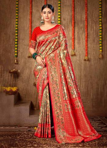  Looking These Party Wear Saree in Fine Colored.These Saree And Blouse is Fabricated On Banarasi Silk.Its Beautified With Heavy Weavon Jari,Thread Designer.