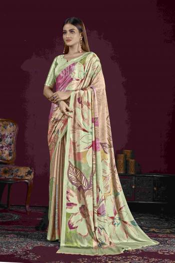 Attrective Look These Festive Wear Saree in Fine Colored.These Saree And Blouse is Fabricated On Crepe Silk.Its Beautified With Designer Digital Printed.