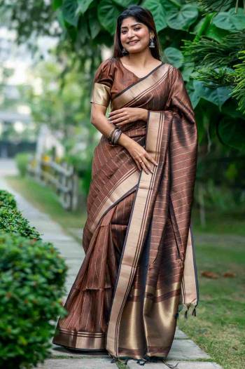 Attrective These Party Wear Fancy Saree in Fine Colored.These Saree And Blouse is Fabricated On Tusser Silk.Its Beautified With Wevon Border,Linning Designer.