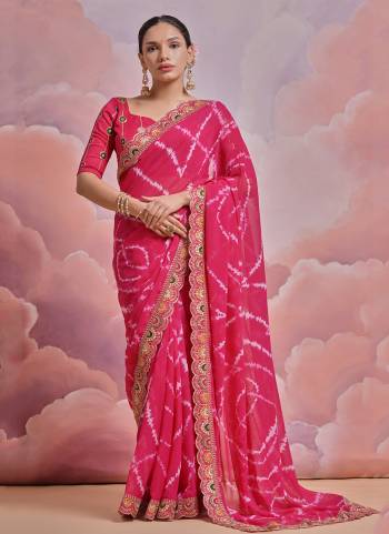 Grab These Festive Wear Saree in Fine Colored.These Saree is Fabricated On Georgette Pair With Mono Banglori Blouse.Its Beautified Designer Printed With Multy Thread,Sequance,Coding Work Lace Border With Blouse.