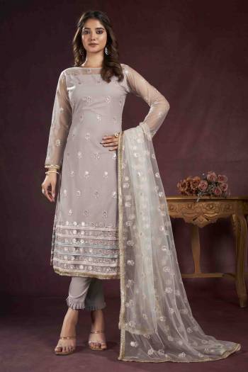 Attrective Looking These Party Wear Suit in Fine Colored Pair With Bottom And Dupatta.These Top And Dupatta Are Fabricated On Butterfly Net Pair With American Crepe Bottom.Its Beautified With American Crepe Inner.Its Beautified With Heavy Designer Thread,Sequance Embroidery Work.