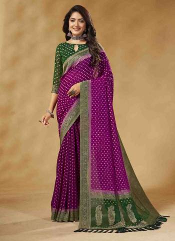 Grab These Saree in Fine Colored Pair With Blouse.These Saree and Blouse Are Fabricated On Georgette.Its Beautified With Heavy Wevon Designer.