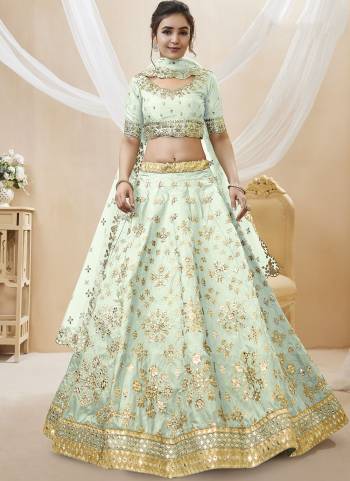 For A Designer Look,Grab These Lehenga Choli in Fine Colored.These Lehenga Are Art Silk And Blouse Are Fabricated On Art Silk Pair With Dupatta Are Soft Net.Its Beautified With Designer Jari,Sequance Embroidery Work.