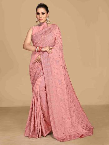  Look These Party Wear Saree in Fine Colored.These Saree Are Georgette And Blouse is Mono Banglori Fabricated.Its Beautified With Heavy Designer Thread Embroidery Work.