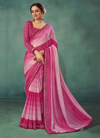  Looking These Party Wear Saree in Fine Colored.These Saree Are Chiffon And Blouse is Fabricated On Art Silk Pair.Its Beautified With Pedding Designer With Polka Dots Work.