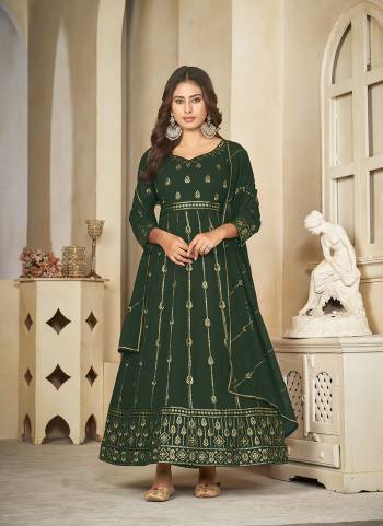 Looking These Anarkali Suit in Fine Colored Pair With Bottom And Dupatta.These Top Are Georgette And Dupatta Are Fabricated On Georgette Pair With Crepe Bottom.Its Beautified With Heavy Designer Embroidery Work.