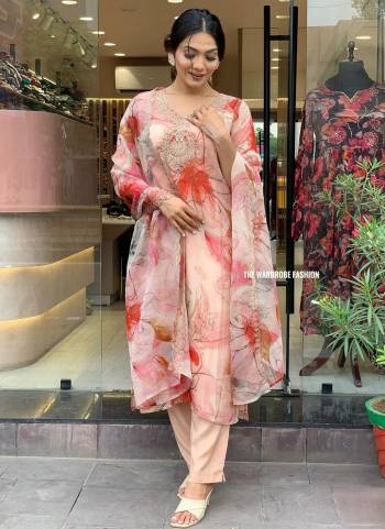 Attrective These Suit in Fine Colored Pair With Bottom And Dupatta.These Top Are Organza And Bottom Are Fabricated On Viscose Rayon Pair With Organza Dupatta.Its Beautified With Designer Printed With Embroidery Work.