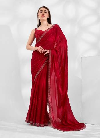 Garb These Fancy Saree in Fine Colored.These Saree Are Satin Chiffon And Blouse is Fabricated On Art Silk Pair.Its Beautified With Heavy Swarovski Work Disigner.