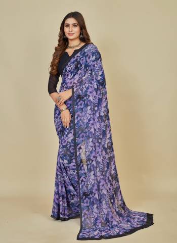  Looking These Party Wear Saree in Fine Colored.These Saree And Blouse is Fabricated On Georgette Pair.Its Beautified With Designer Floral Printed.