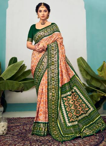  These Party Wear Saree in Fine Colored.These Saree And Blouse is Fabricated On Cotton Silk Pair.Its Beautified With Wevon Jari Designer,Chevron Printed With Polka Dots.