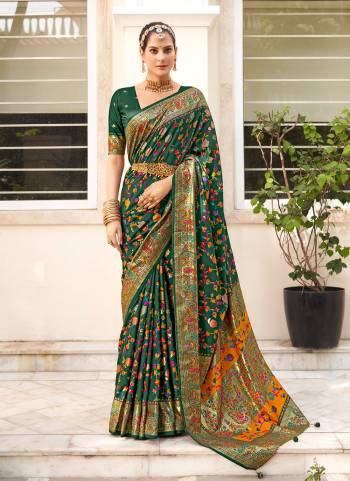  Looking These Party Wear Saree in Fine Colored.These Saree And Blouse is Fabricated On Velvet Tussar Silk Pair.Its Beautified With Wevon Designer,Floral With Paisley Printed.