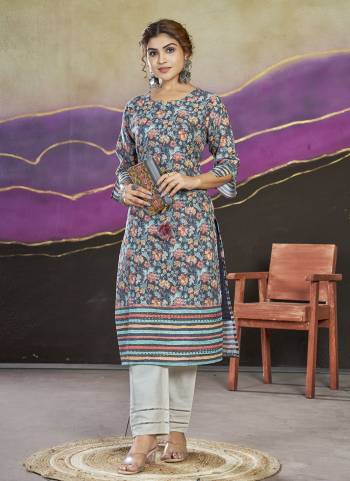 Attrective These Beautiful Looking Readymade Long Kurti.These Kurti is Fabricated On Cotton.Its Beautified With Designer Lucknowi Digital Printed.