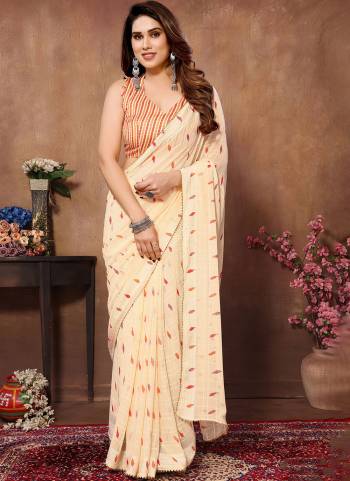 Attrective These Party Wear Saree in Fine Colored.These Saree Are Georgette And Blouse is Fabricated On Banglori Pair.Its Beautified With Designer Printed With Lace Border.