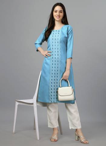 Attrective These Beautiful Looking Readymade Straight Kurti.These Kurti is Fabricated On Cotton Magic Slub.Its Beautified With Designer Embroidery Work .