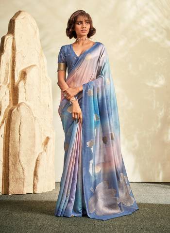 Looking These Party Wear Saree in Fine Colored.These Saree And Blouse is Fabricated On Handloom Khadi.Its Beautified With Handloom Weaving Jari Designer With Printed Work.