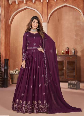 Looking These Designer Paty Wear Anarkali Suit in Fine Colored Pair With Bottom And Dupatta.These Top And Dupatta Are Fabricated On Art Silk Pair With Santoon Bottom.Its Beautified With Santoon Inner.Its Beautified With Heavy Designr Sequance,Jari Embroidery Work.