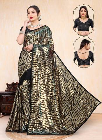 Attrective These Fancy Party Wear Saree in Fine Colored.These Saree Are Georgette And Blouse is Banglori Silk Fabricated.Its Beautified With Designer Sequance Embroidery Work.