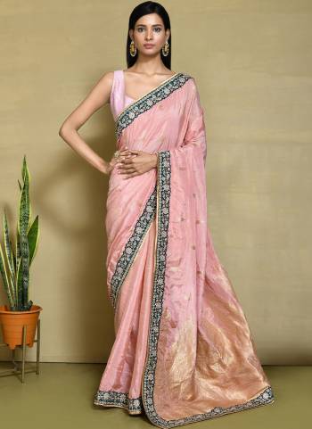 Look Attrective These Designer Party Wear Saree in Fine Colored.These Saree And Blouse Are Viscose Jacquard is Fabricated.Its Beautified Desiger Heavy Embroidery Work.