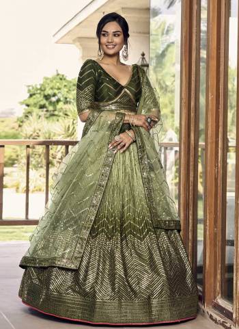 For A Designer Look,Grab These Lehenga Choli in Fine Colored.These Lehenga And Blouse Are Fabricated On Chinon Pair With Dupatta Are Soft Net.Its Beautified With Designer Thread,Sequance Embroidery Work.