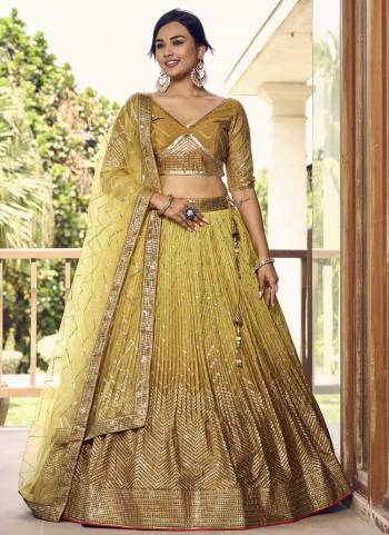 For A Designer Look,Grab These Lehenga Choli in Fine Colored.These Lehenga And Blouse Are Fabricated On Chinon Pair With Dupatta Are Soft Net.Its Beautified With Designer Thread,Sequance Embroidery Work.