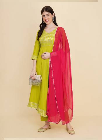 Attrective These Designer Suit in Fine Colored Pair With Bottom And Dupatta.These Top And Dupatta Are Fabricated On Cotton Pair With Cotton Bottom.Its Beautified With Heavy Solid Designer.