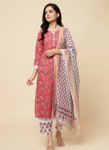 Attrective These Designer Suit in Fine Colored Pair With Bottom And Dupatta.These Top And Dupatta Are Fabricated On Cotton Blend Pair With Cotton Blend Bottom.Its Beautified With Heavy Designer Printed.