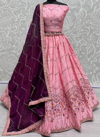 For A Fancy Designer Look,Grab These Lehenga Choli With Dupatta in Fine Colored.These Lehenga And Choli Are Rangoli Silk And Dupatta Are Fabricated On Georgette Pair.Its Beautified With Designer Jari,Sequance,Multy Thread Embroidery Work.