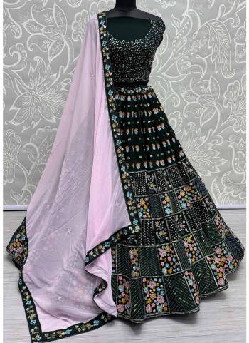 For A Fancy Designer Look,Grab These Lehenga Choli With Dupatta in Fine Colored.These Lehenga And Choli Are Georgette And Dupatta Are Fabricated On Georgette Pair.Its Beautified With Designer Sequance,Thread Embroidery Work.