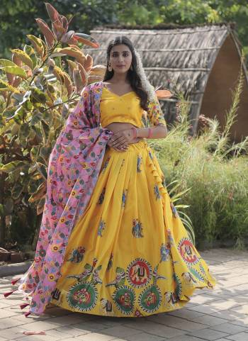 For A Designer Look,Grab These Lehenga Choli in Fine Colored.These Lehenga And Blouse Are Fabricated On Dolla Silk Pair With Dolla Silk Dupatta.Its Beautified With Designer Digital Printed, Embroidery Work.