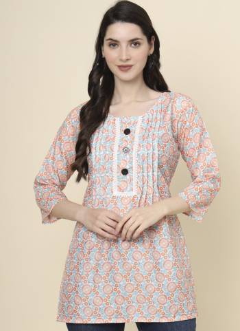 Attrective These Beautiful Looking Readymade Kurti.These Kurti is Fabricated On Cotton.Its Beautified With Designer Printed.